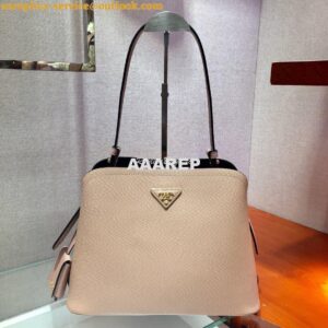 Replica Prada Matinée Small Handbag 1BA251 Powder Pink