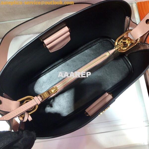 Replica Prada Matinée Small Handbag 1BA251 Powder Pink 7