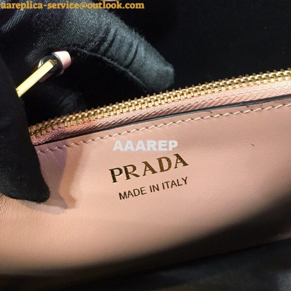 Replica Prada Matinée Small Handbag 1BA251 Powder Pink 9