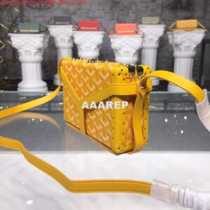 Replica Goyard MINA08PMLTY01CL01P Minaudière Trunk Bag Yellow 2