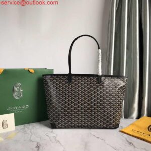 Replica Goyard MMLTY01CL03P Artois MM Bag Black with Brown