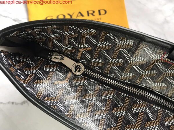 Replica Goyard MMLTY01CL03P Artois MM Bag Black with Brown 8