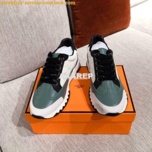 Replica Hermes Sneakers Trail Male/ Female H191168 Green 2