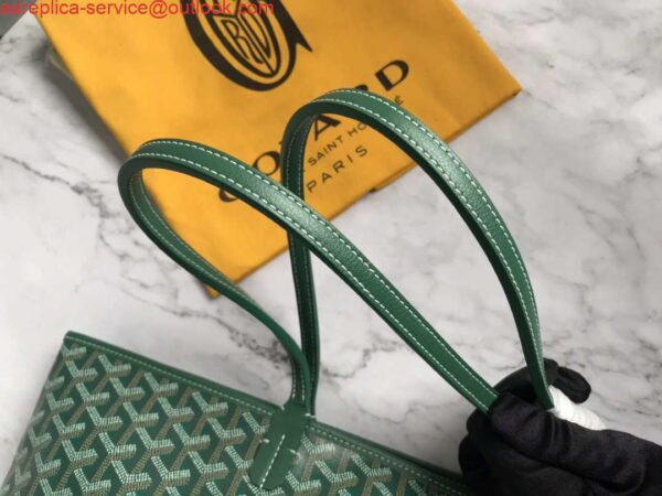 Replica Goyard MMLTY01CL03P Artois MM Bag Green 6
