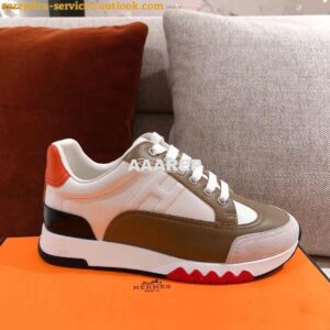 Replica Hermes Sneakers Trail Male/ Female H191168 Taupe