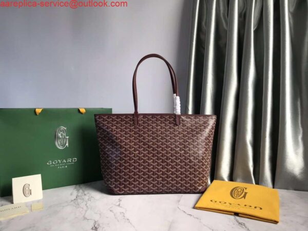 Replica Goyard MMLTY01CL03P Artois MM Bag Wine Red 3