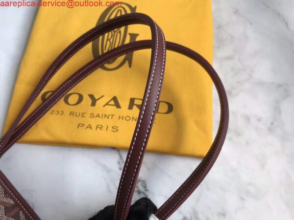 Replica Goyard MMLTY01CL03P Artois MM Bag Wine Red 8