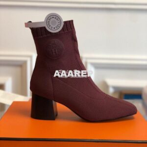 Replica Hermes Volver 60 Ankle Boot H192034 Bordeaux