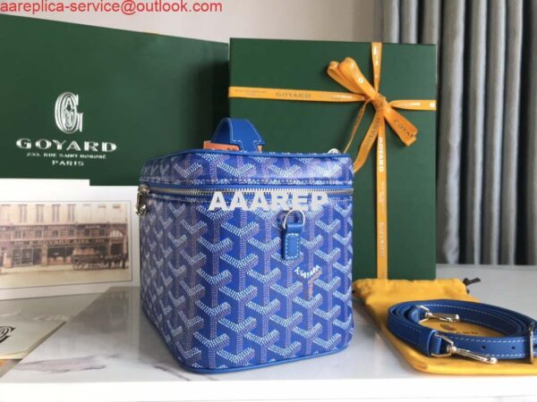 Replica Goyard MUSEVAPMLTY01CL03P Muse Vanity Case PM Bag Blue 4