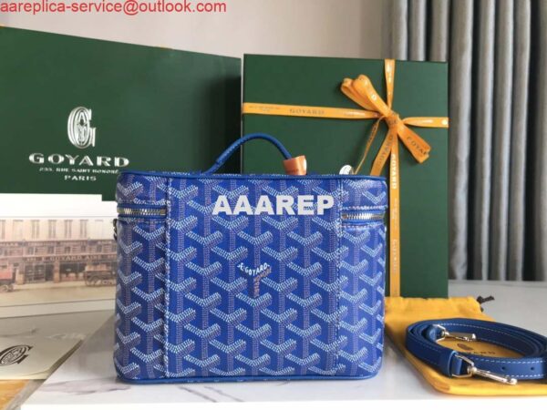 Replica Goyard MUSEVAPMLTY01CL03P Muse Vanity Case PM Bag Blue 5