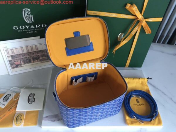 Replica Goyard MUSEVAPMLTY01CL03P Muse Vanity Case PM Bag Blue 9