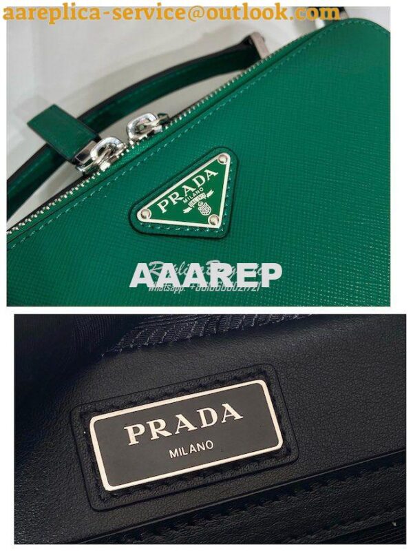 Replica Prada Medium Brique Saffiano Leather Bag 2VH069 Mango 10