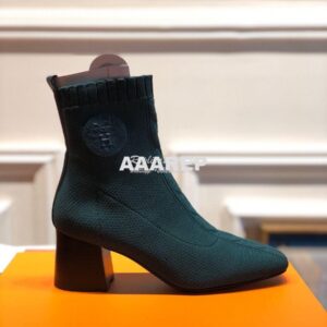 Replica Hermes Volver 60 Ankle Boot H192034 Vert Bosphore