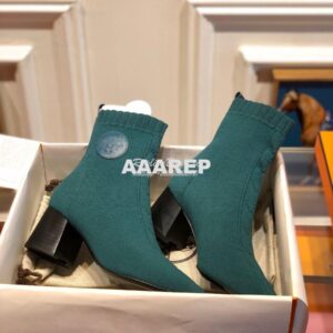 Replica Hermes Volver 60 Ankle Boot H192034 Vert Bosphore 2