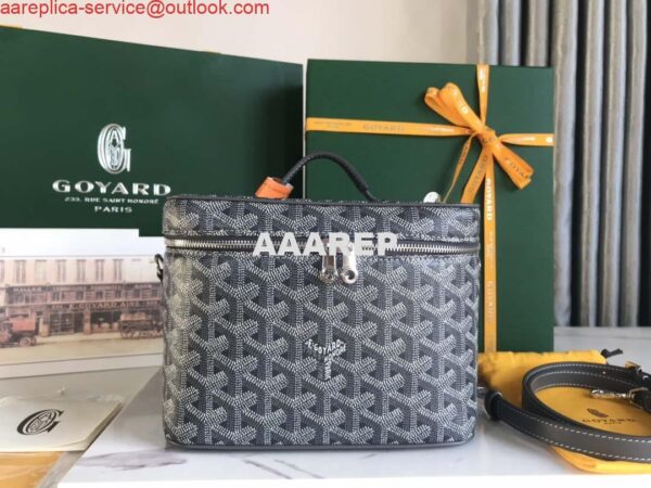 Replica Goyard MUSEVAPMLTY01CL03P Muse Vanity Case PM Bag Gray 3