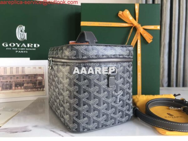 Replica Goyard MUSEVAPMLTY01CL03P Muse Vanity Case PM Bag Gray 4