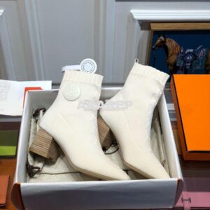 Replica Hermes Volver 60 Ankle Boot H192034 White