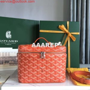 Replica Goyard MUSEVAPMLTY01CL03P Muse Vanity Case PM Bag Orange Red