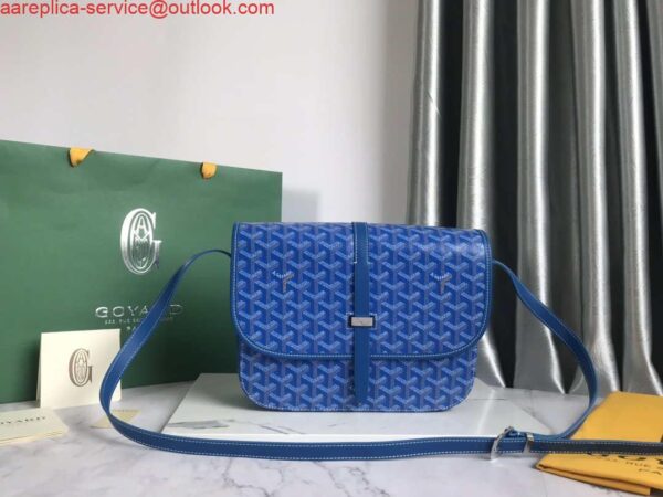 Replica Goyard 2MMLTY01CL01P Belvedere MM Bag GY020183 Blue 3