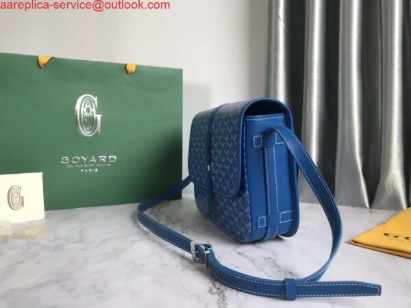 Replica Goyard 2MMLTY01CL01P Belvedere MM Bag GY020183 Blue 4