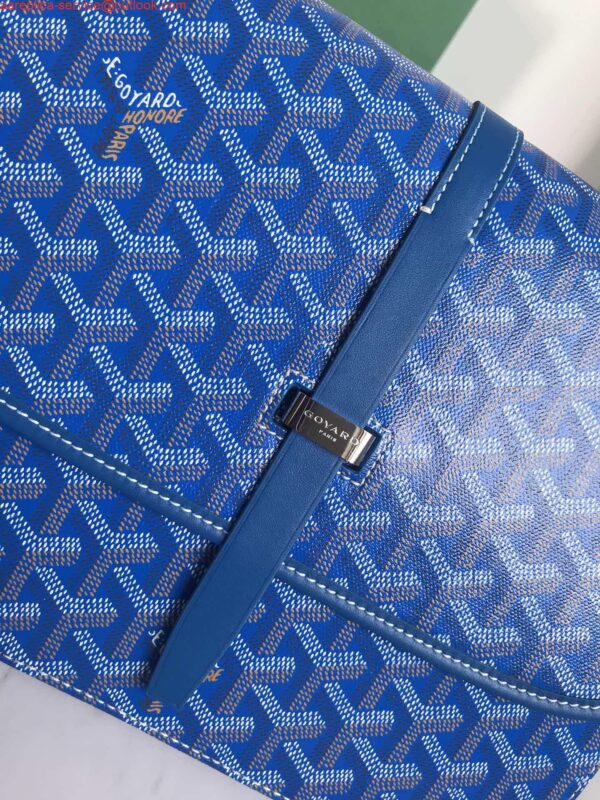 Replica Goyard 2MMLTY01CL01P Belvedere MM Bag GY020183 Blue 7