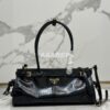 Replica Prada Medium leather shoulder bag 1BA426 Cameo 2