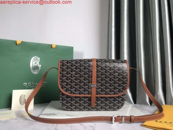 Replica Goyard 2MMLTY01CL01P Belvedere MM Bag GY020183 Brown 3