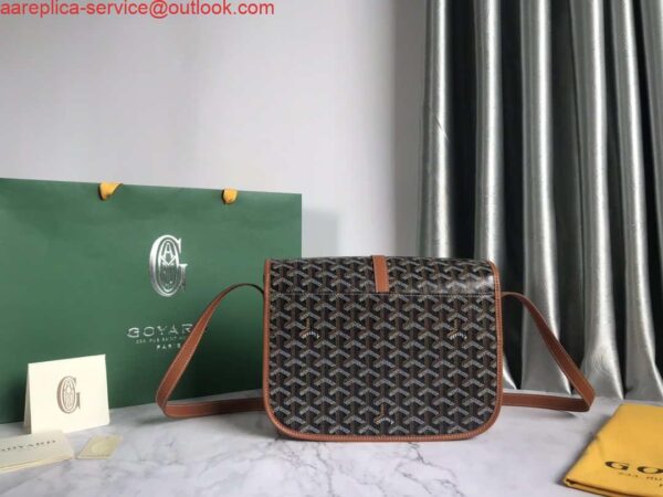 Replica Goyard 2MMLTY01CL01P Belvedere MM Bag GY020183 Brown 4