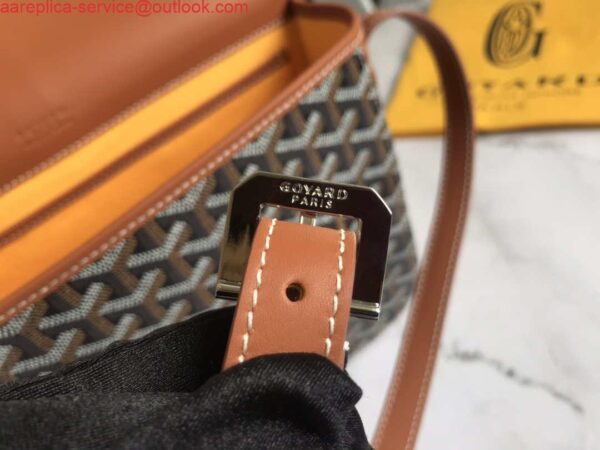 Replica Goyard 2MMLTY01CL01P Belvedere MM Bag GY020183 Brown 11