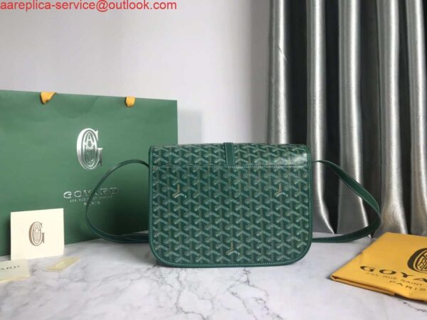 Replica Goyard 2MMLTY01CL01P Belvedere MM Bag GY020183 Green 4