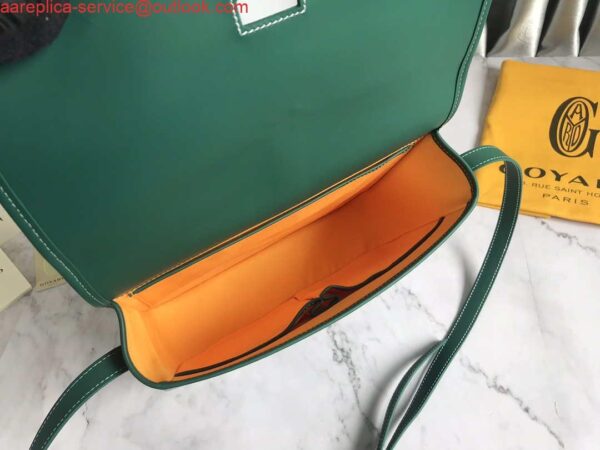 Replica Goyard 2MMLTY01CL01P Belvedere MM Bag GY020183 Green 9