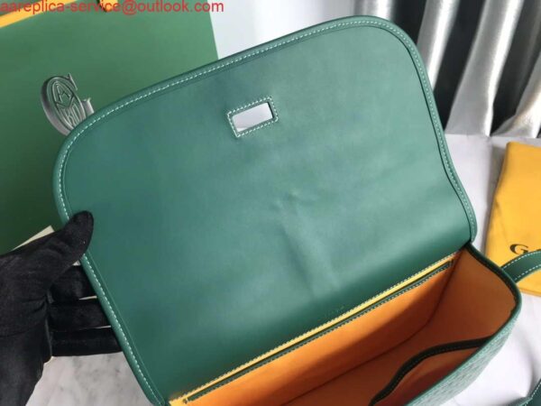 Replica Goyard 2MMLTY01CL01P Belvedere MM Bag GY020183 Green 11