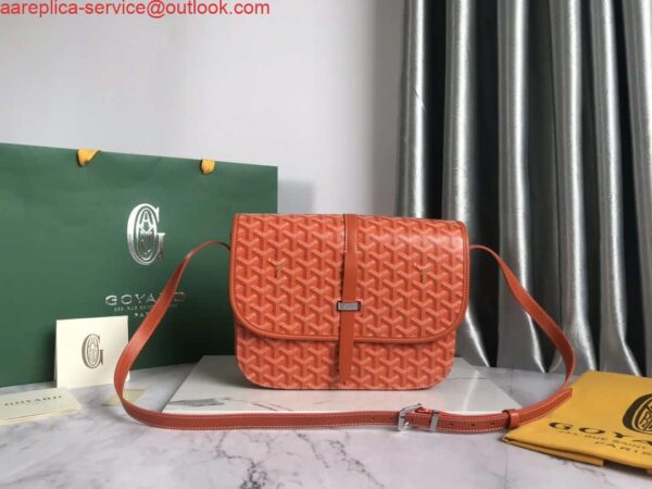 Replica Goyard 2MMLTY01CL01P Belvedere MM Bag GY020183 Orange 3