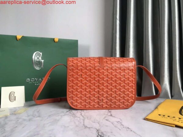 Replica Goyard 2MMLTY01CL01P Belvedere MM Bag GY020183 Orange 4