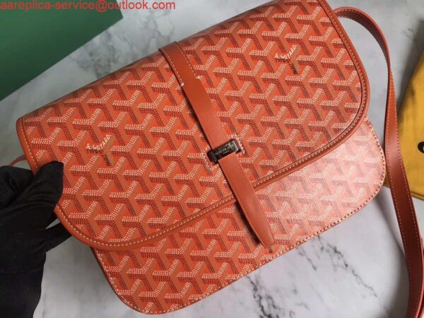 Replica Goyard 2MMLTY01CL01P Belvedere MM Bag GY020183 Orange 7