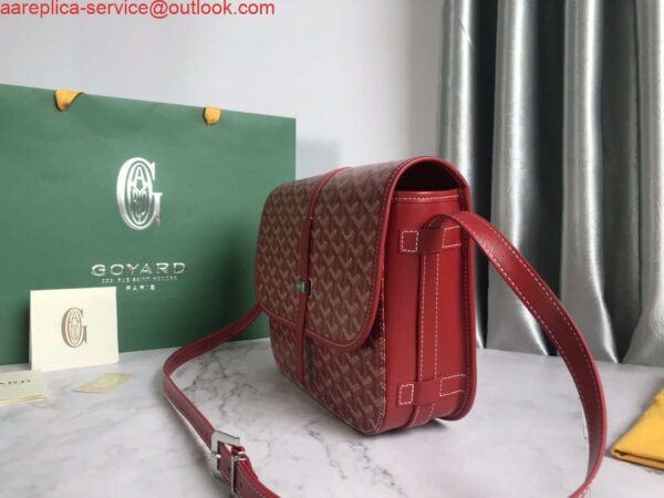 Replica Goyard 2MMLTY01CL01P Belvedere MM Bag GY020183 Red 4