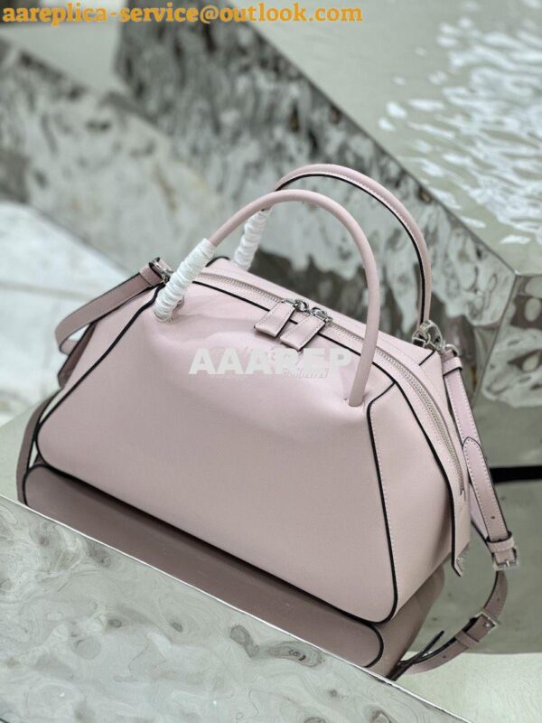 Replica Prada Medium Leather Supernova Handbag 1BA365 Alabaster Pink 14