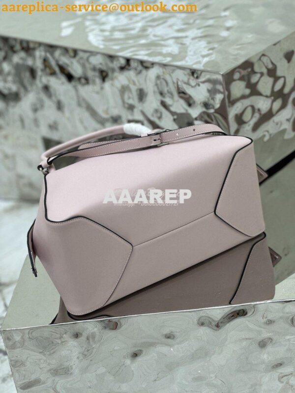 Replica Prada Medium Leather Supernova Handbag 1BA365 Alabaster Pink 15