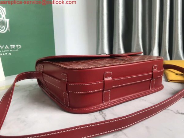 Replica Goyard 2MMLTY01CL01P Belvedere MM Bag GY020183 Red 5