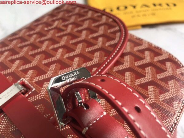 Replica Goyard 2MMLTY01CL01P Belvedere MM Bag GY020183 Red 8