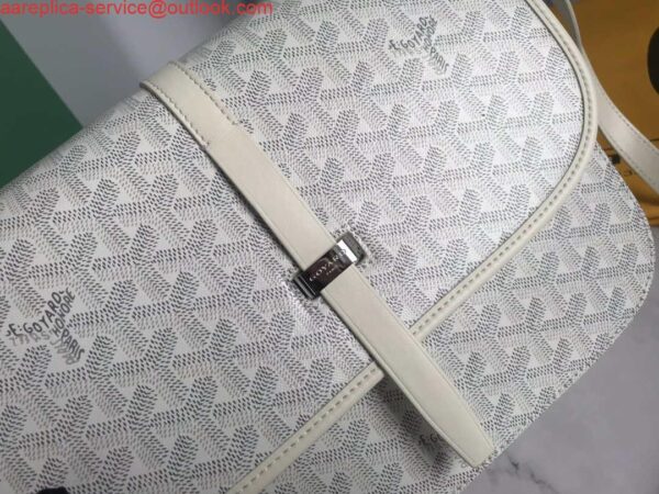 Replica Goyard 2MMLTY01CL01P Belvedere MM Bag GY020183 White 7