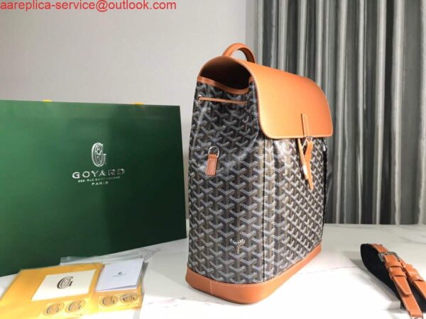 Replica Goyard ALPIN2MMLTY Alpin MM Backpack Brown 4