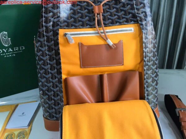 Replica Goyard ALPIN2MMLTY Alpin MM Backpack Brown 8