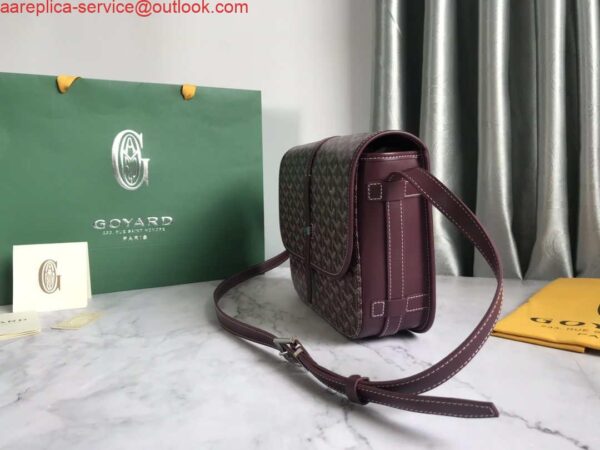 Replica Goyard 2MMLTY01CL01P Belvedere MM Bag GY020183 Wine Red 4