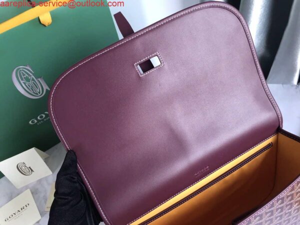 Replica Goyard 2MMLTY01CL01P Belvedere MM Bag GY020183 Wine Red 10