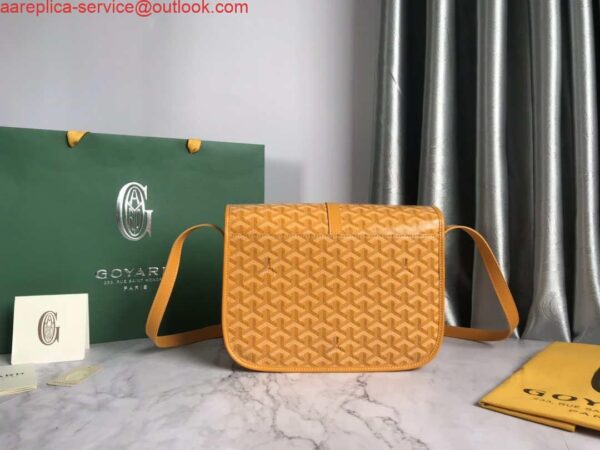 Replica Goyard 2MMLTY01CL01P Belvedere MM Bag GY020183 Yellow 4