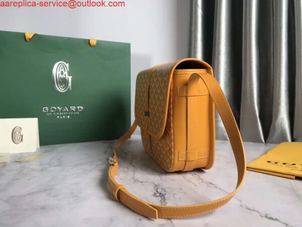 Replica Goyard 2MMLTY01CL01P Belvedere MM Bag GY020183 Yellow 6