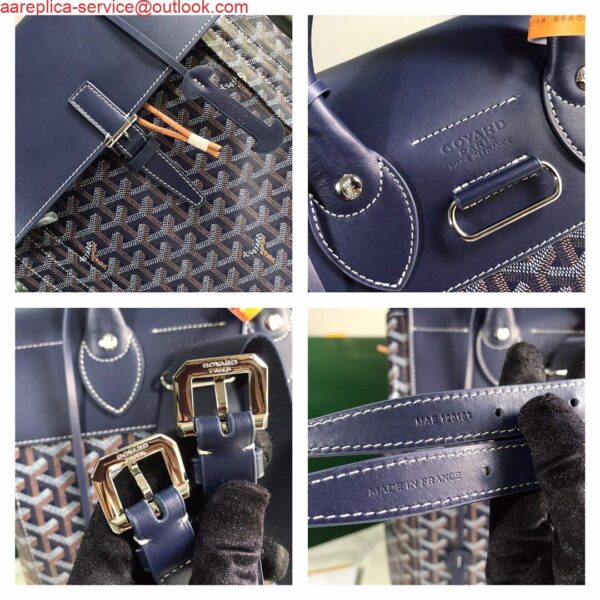 Replica Goyard ALPIN2MMLTY Alpin MM Backpack dark blue 11