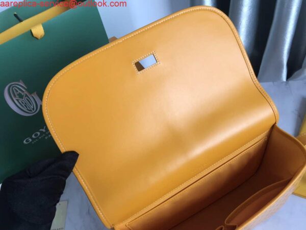 Replica Goyard 2MMLTY01CL01P Belvedere MM Bag GY020183 Yellow 9