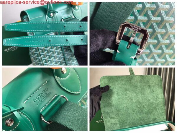 Replica Goyard ALPIN2MMLTY Alpin MM Backpack Green 11